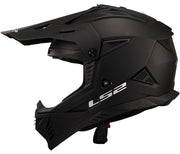 LS2 MX708 FAST II 2 SOLID MATTE BLACK