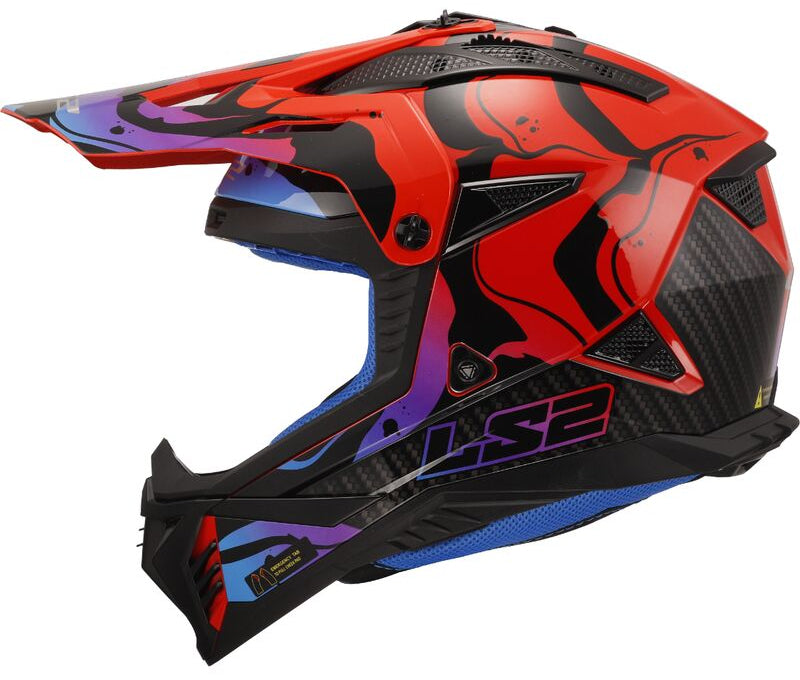 LS2 MX708 FAST II 2 WASH GLOSSY RED