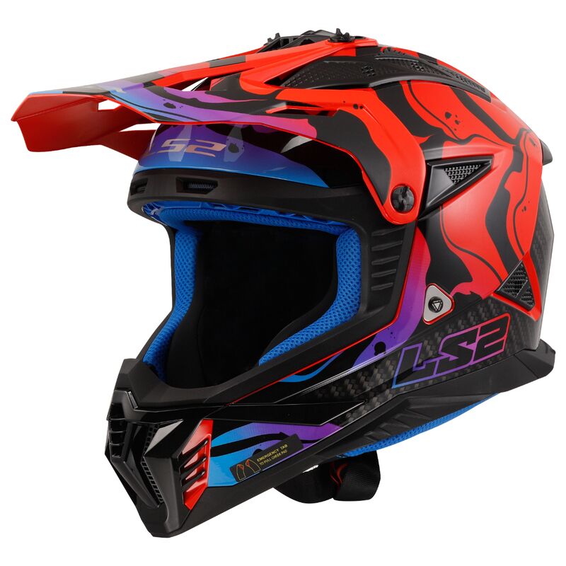 LS2 MX708 FAST II 2 WASH GLOSSY RED