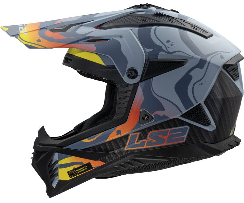 LS2 MX708 FAST II 2 WASH MATTE DARK GREY