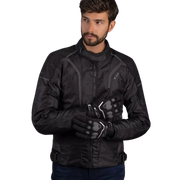 LS2 Sepang Men's Waterproof Touring Jacket Black/Dark Grey, motorcycle jacket for touring riders in Lebanon
