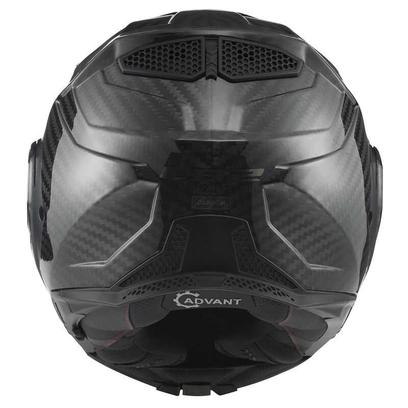 LS2 FF901 ADVANT X SOLID GLOSSY CARBON