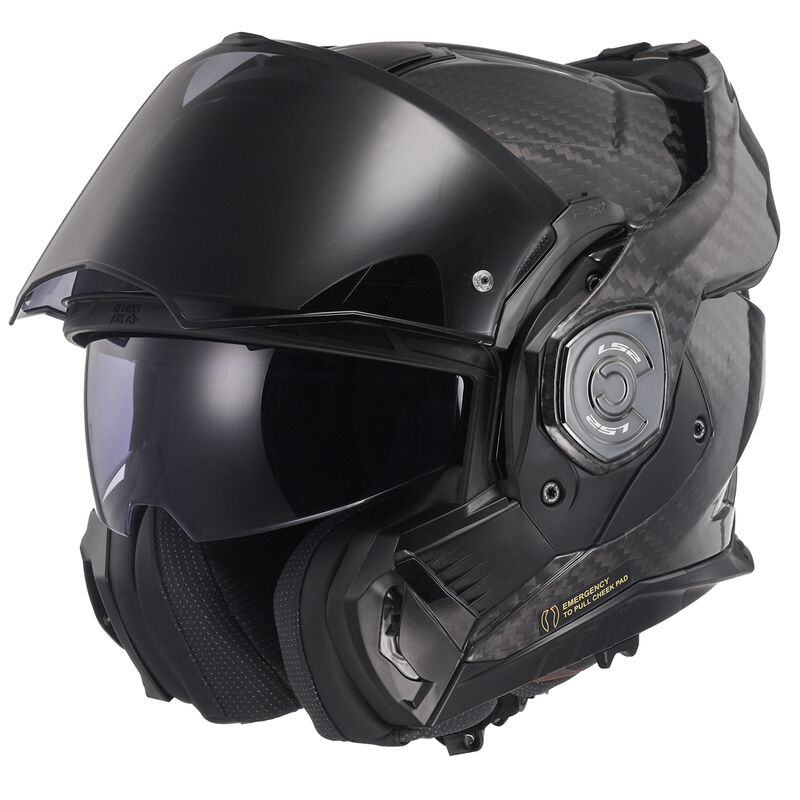 LS2 FF901 ADVANT X SOLID GLOSSY CARBON