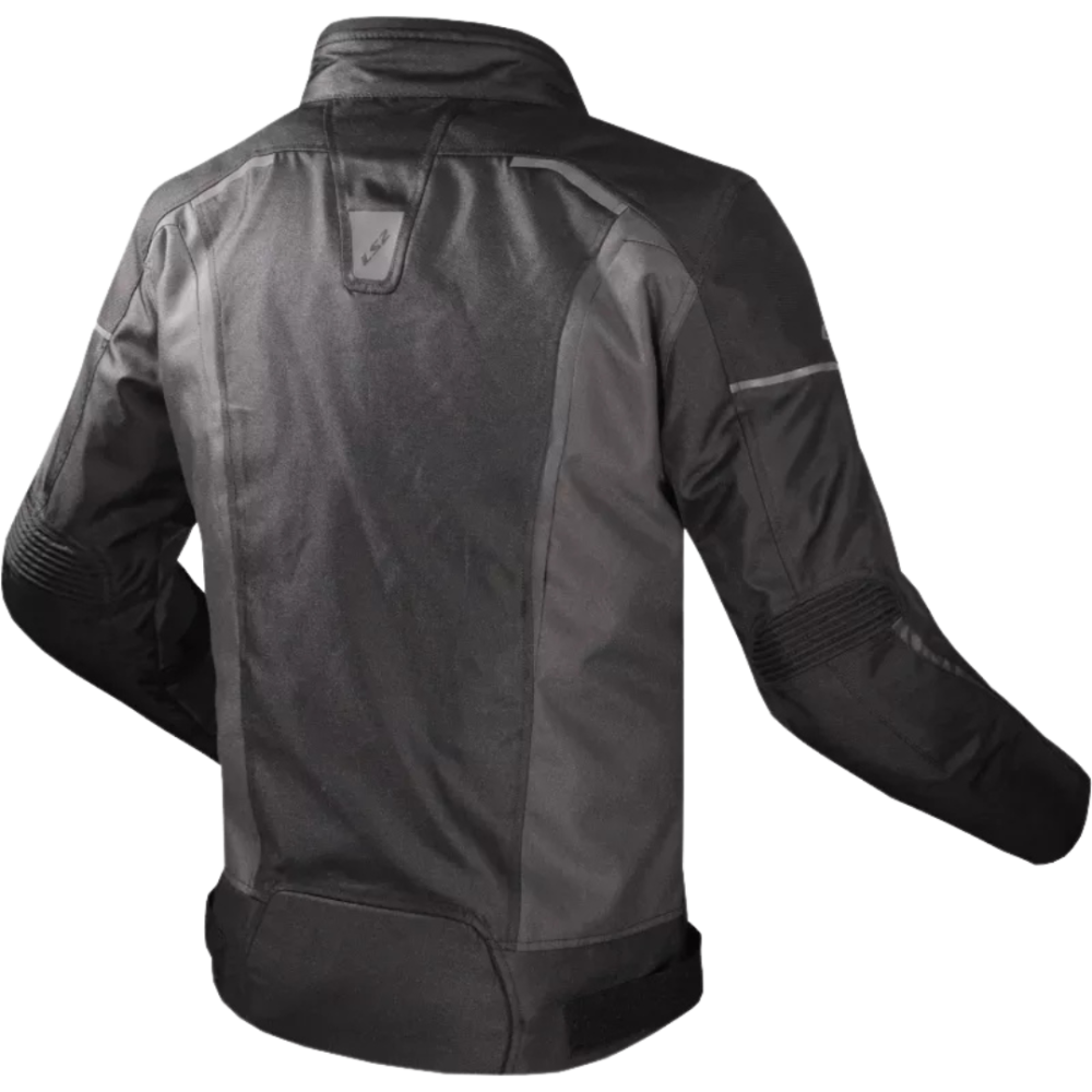LS2 Sepang Men's Waterproof Touring Jacket Black/Dark Grey, side view