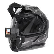Falcon helmet chin strap camera mount for GoPro and Insta360