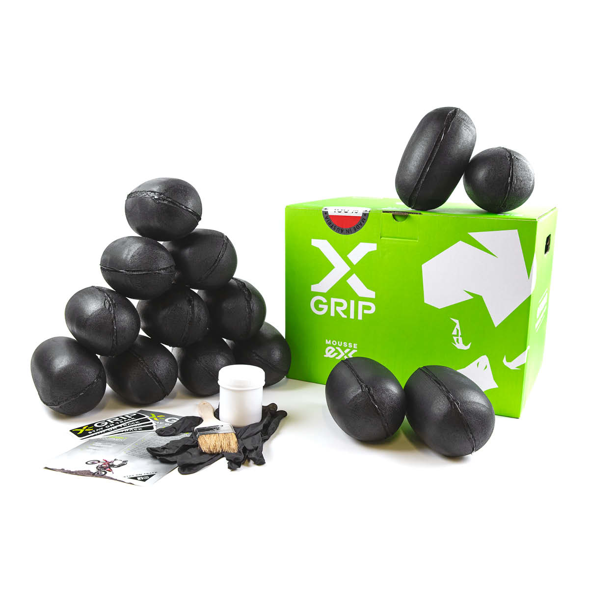 X-Grip Mousse EXX Set 140/80-18