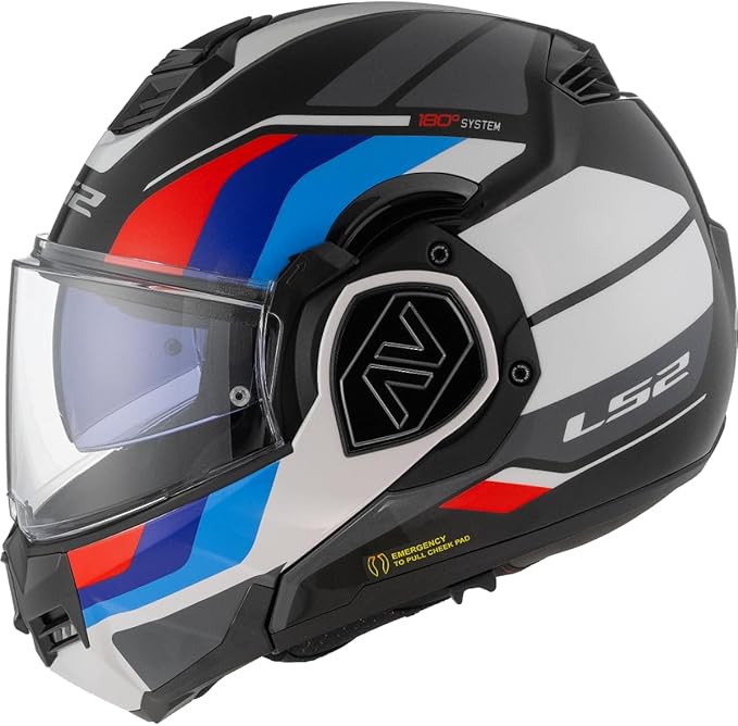 LS2 FF906 ADVANT SPORT GLOSSY BLACK BLUE RED