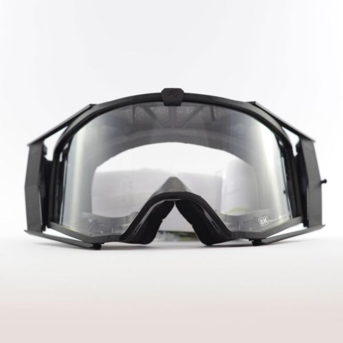 Ariete 8K ARI 8-6 MX Goggles Black/White/Pink, Clear Lens