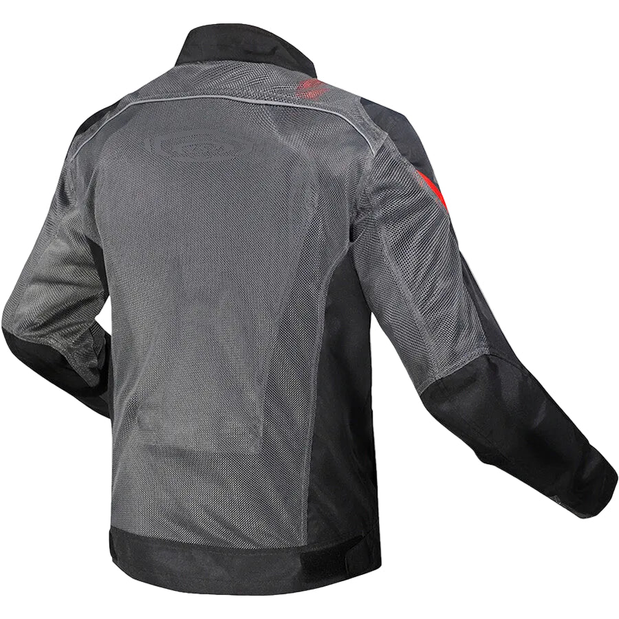 LS2 SUMMER AIRY EVO MAN JACKET BLACK GREY RED