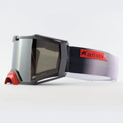 Ariete 8K Top ARI 1-3 MX Goggles Black/White, Silver Mirrored Lens