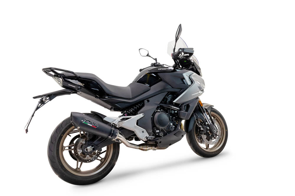 GPR New Grand Prix Evo Black Titanium Exhaust – Cf Moto 700 Mt 2023/2024 e5 2023/2024 – image 4