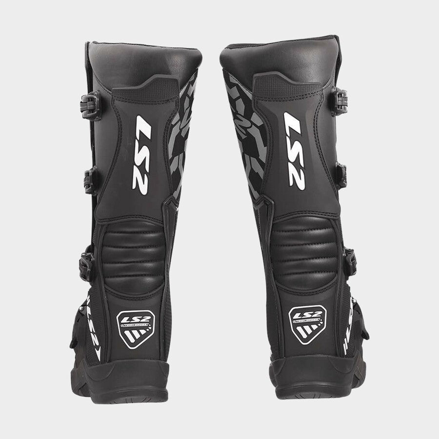 LS2 Raptor MX Motocross Boots Black, detail