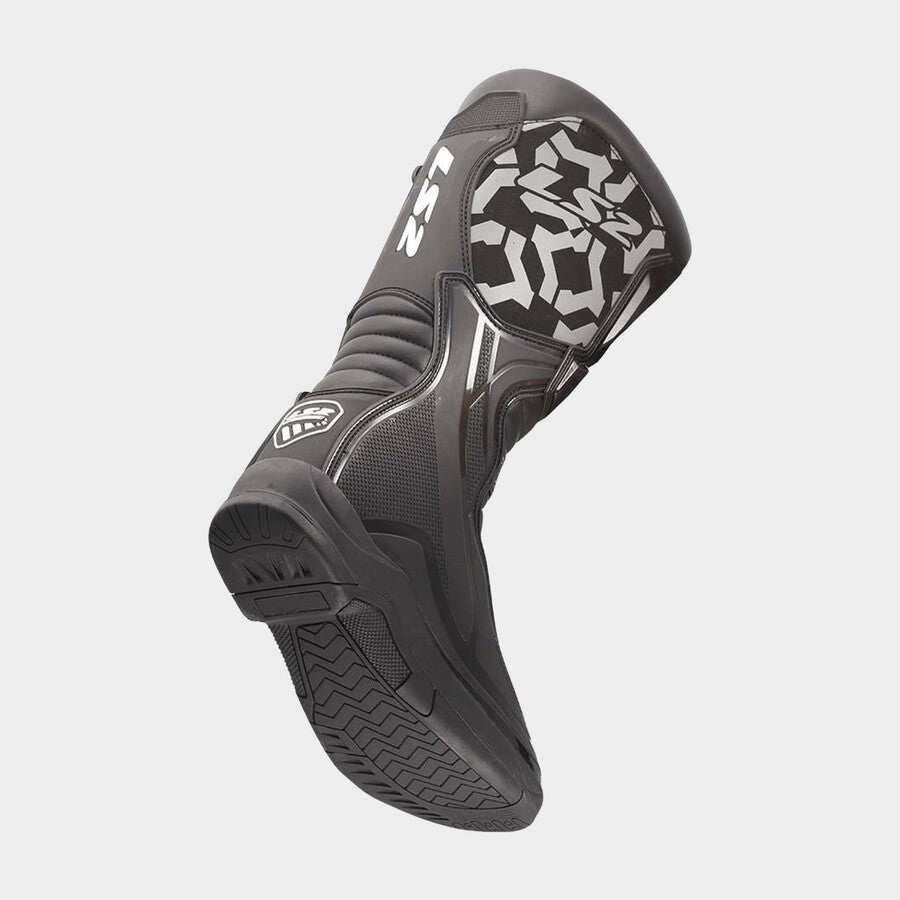 LS2 Raptor MX Motocross Boots Black, side view