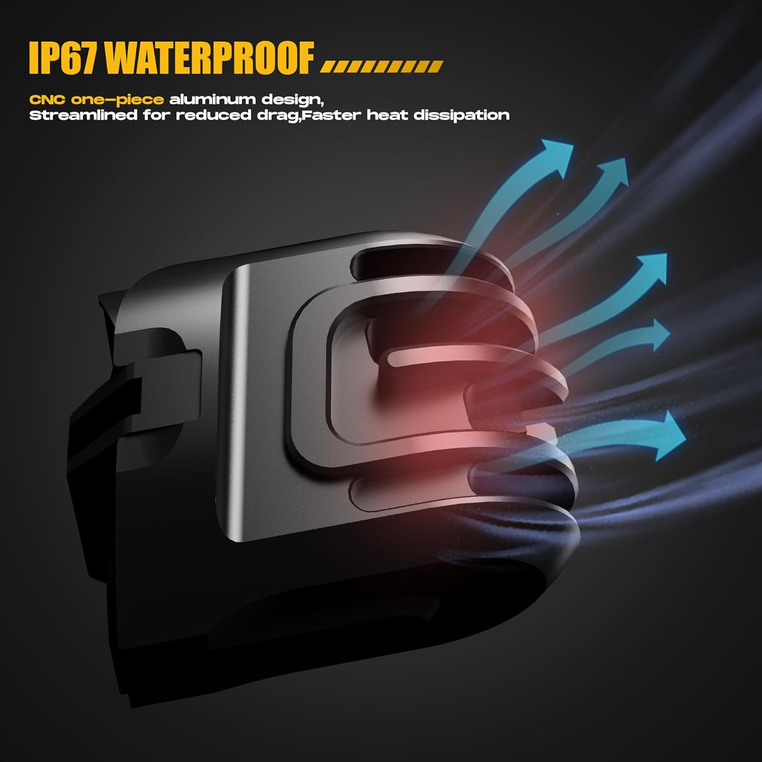 Future Eyes Galaxy X80 Motorcycle Auxiliary Spotlights (Pair)
