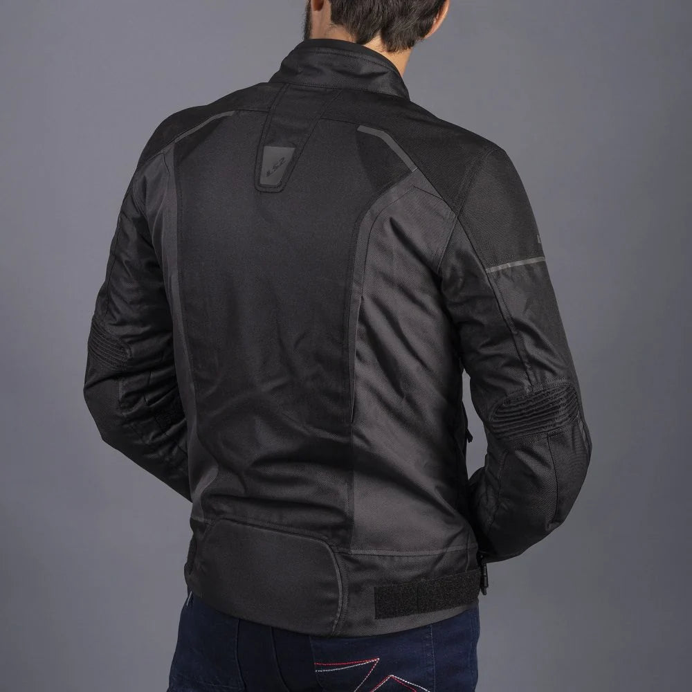 LS2 Sepang Men's Waterproof Touring Jacket Black/Dark Grey, inside view