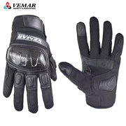 Vemar Momo Carbon Fiber Motorcycle Gloves, motorcycle gloves for street and touring riders in Lebanon