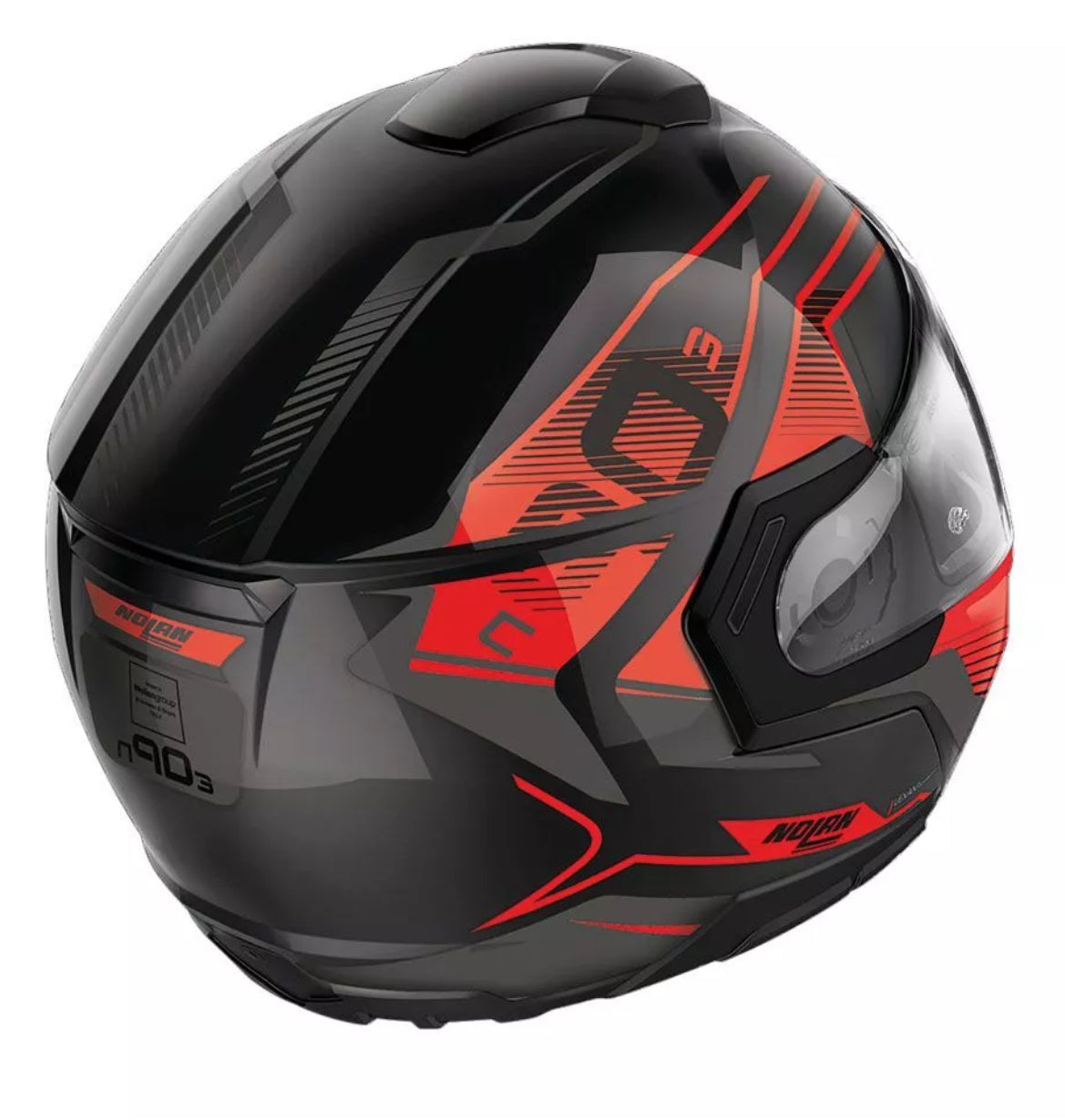 NOLAN N90-3 06 COMEBACK N-COM METAL BLACK RED