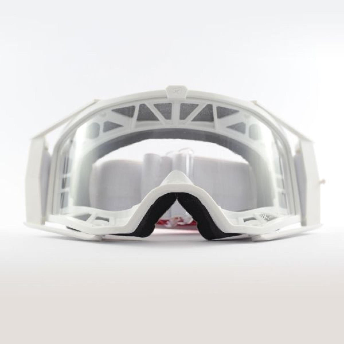 Ariete 8K ARI 8-7 MX Goggles White/Grey, Clear Lens