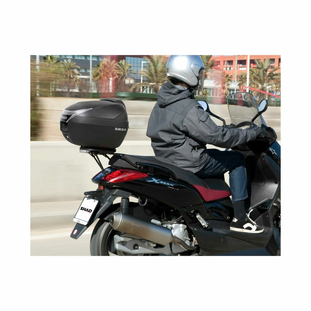 SHAD SH34 Carbon-look 34L Motorcycle Top Case