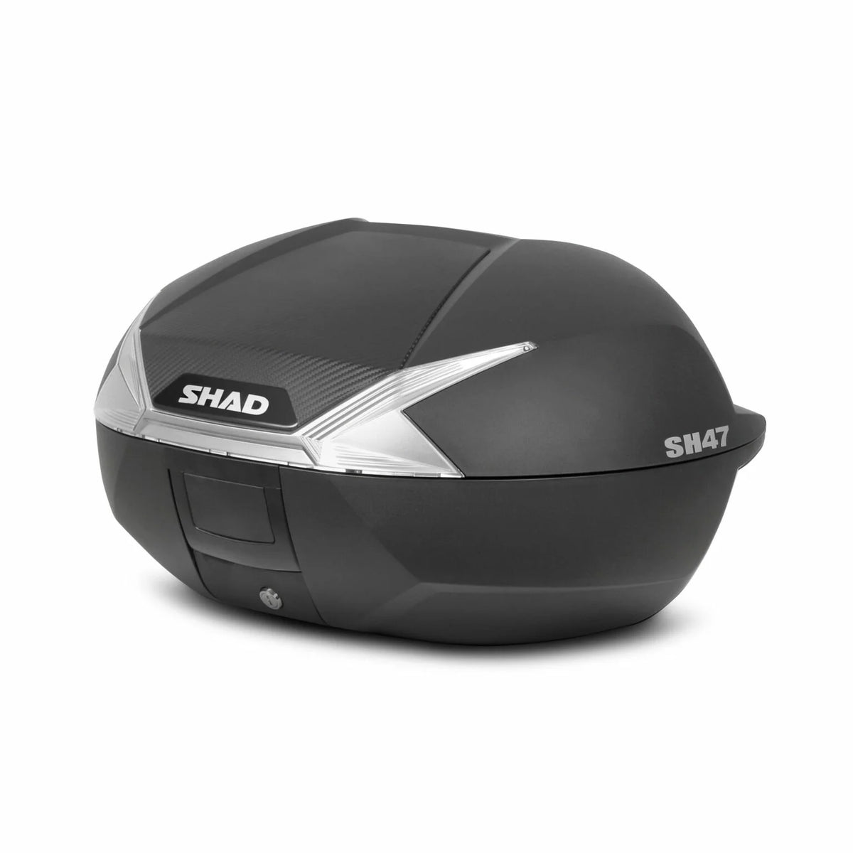 SHAD SH47 White 47L Motorcycle Top Case