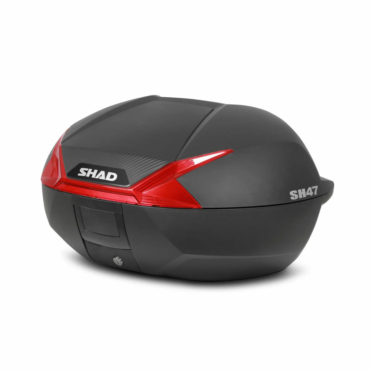 SHAD SH47 Red 47L Motorcycle Top Case