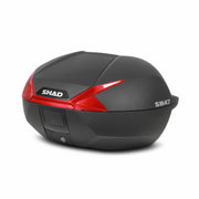 SHAD SH47 Red 47L Motorcycle Top Case