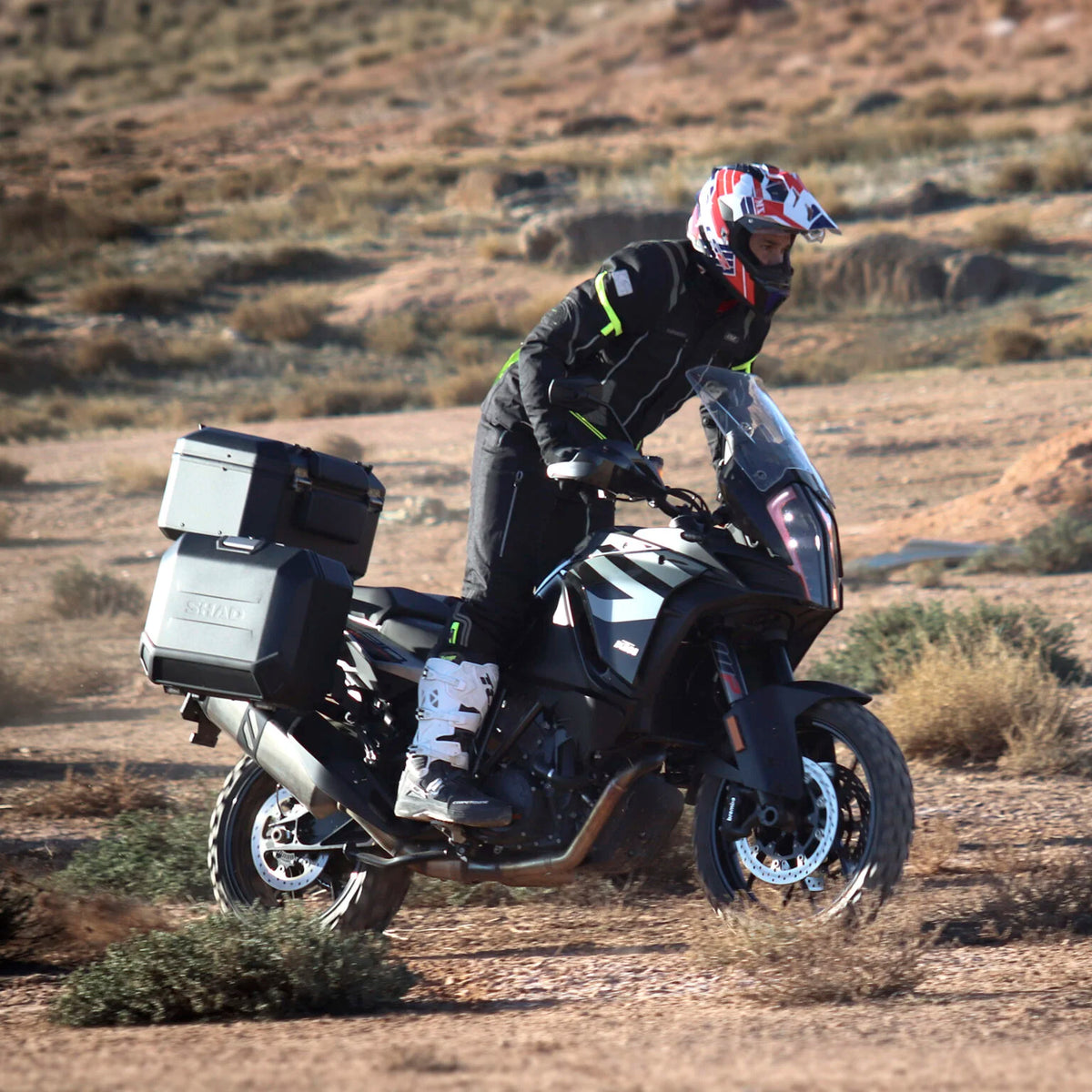 SHAD TR48 Terra Black Edition 48L Motorcycle Top Case
