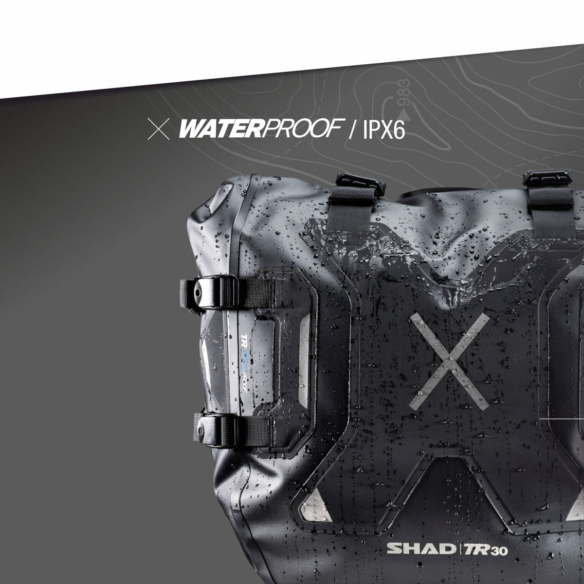 SHAD TR30 Terra 30L Adventure Saddlebags – Waterproof