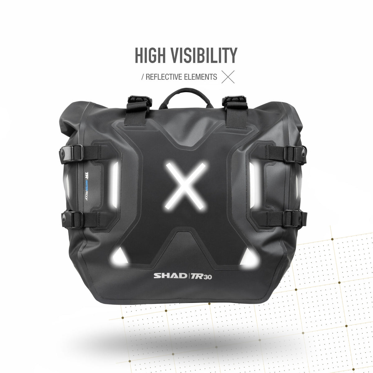 SHAD TR30 Terra 30L Adventure Saddlebags – Waterproof