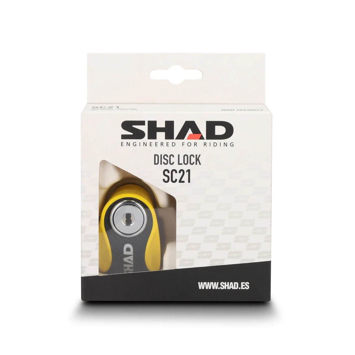 SHAD SC21 Disc Lock – Yellow, 6mm Pin