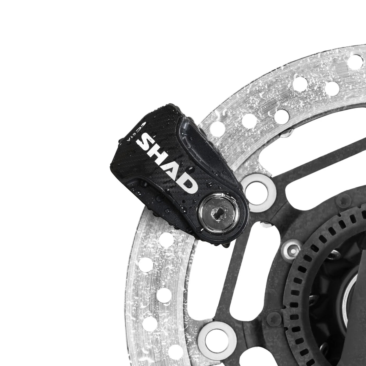 SHAD SC61A Alarm Disc Lock – Black, 6mm Pin