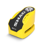 SHAD SC61A Alarm Disc Lock – Yellow, 6mm Pin