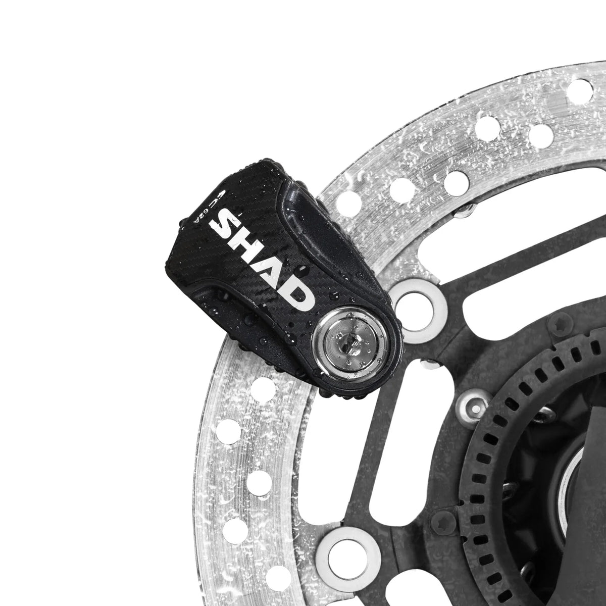 SHAD SC62A Alarm Disc Lock – Black, 10mm Pin