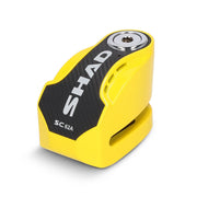 SHAD SC62A Alarm Disc Lock – Yellow, 10mm Pin