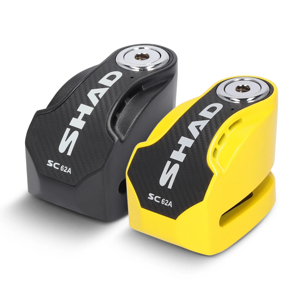 SHAD SC62A Alarm Disc Lock – Yellow, 10mm Pin