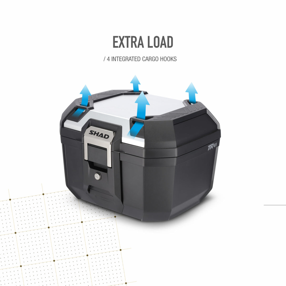 SHAD TR41 Terra Aluminium 41L Motorcycle Top Case