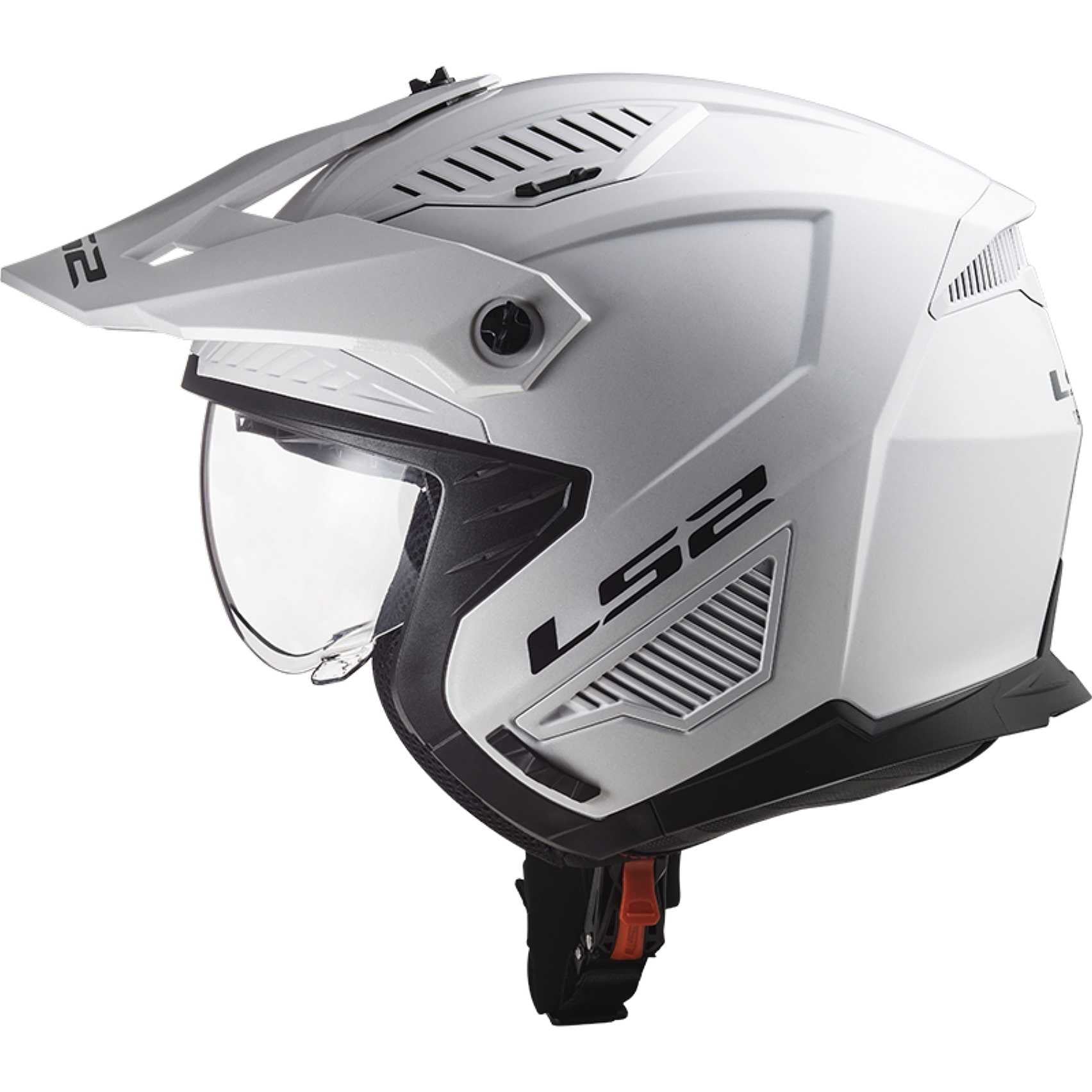 LS2 OF606 DRIFTER SOLID GLOSSY WHITE