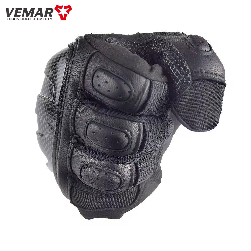 Vemar Momo Carbon Fiber Motorcycle Gloves, side view
