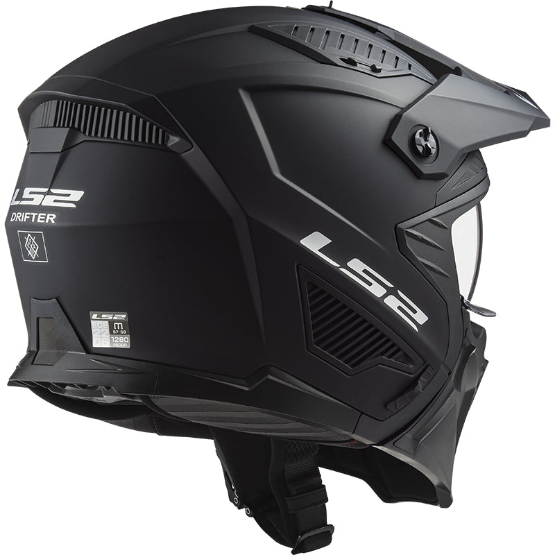 LS2 OF606 DRIFTER SOLID MATTE BLACK