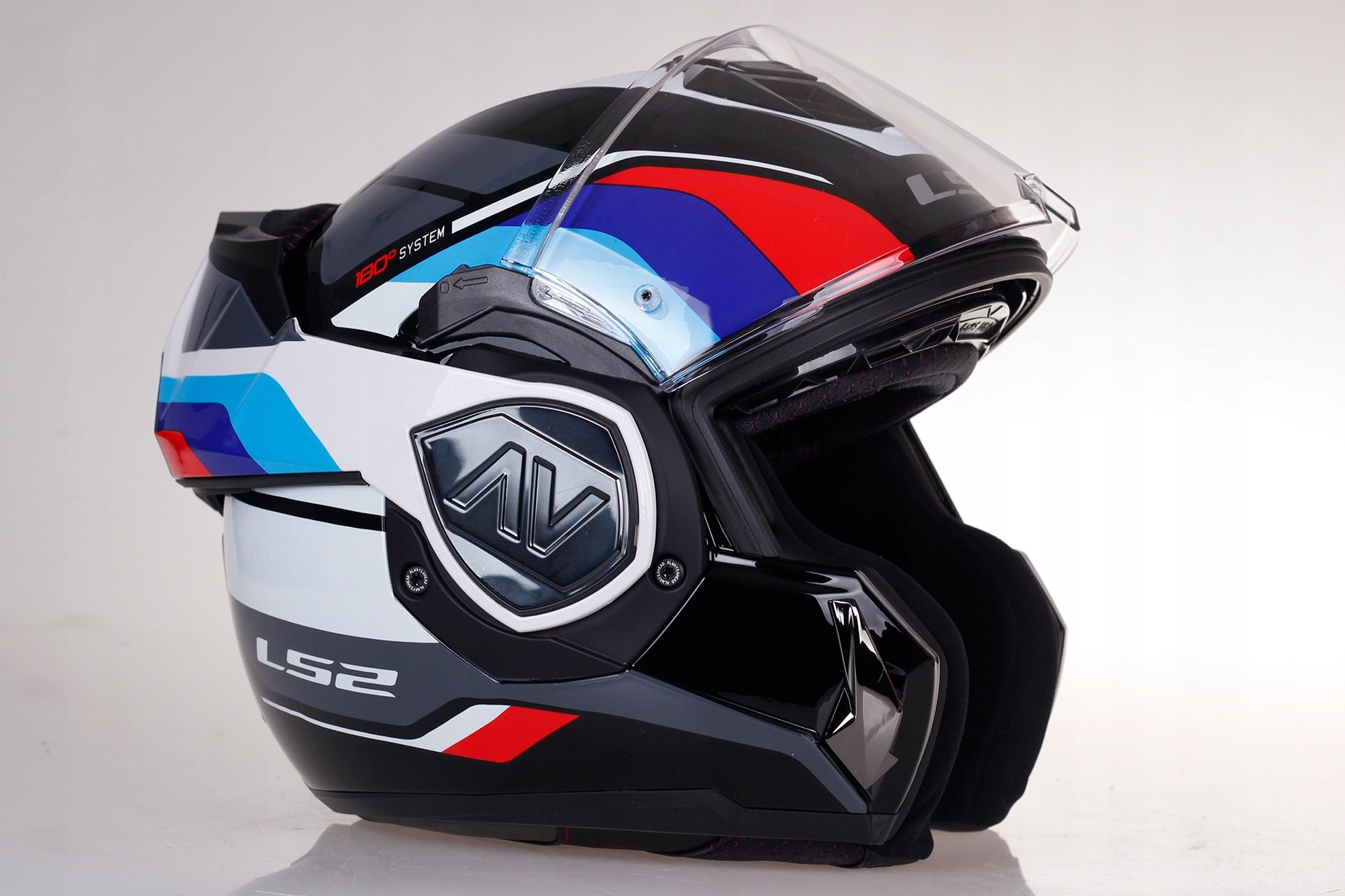 LS2 FF906 ADVANT SPORT GLOSSY BLACK BLUE RED
