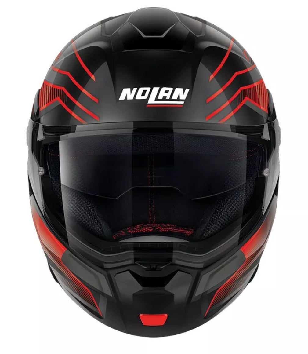NOLAN N90-3 06 COMEBACK N-COM METAL BLACK RED