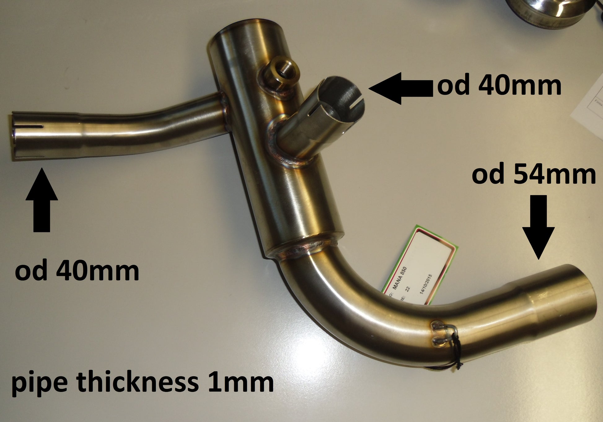 GPR Trioval Exhaust – Aprilia Mana 850 - Gt 2007/2016 2007/2016 – image 6