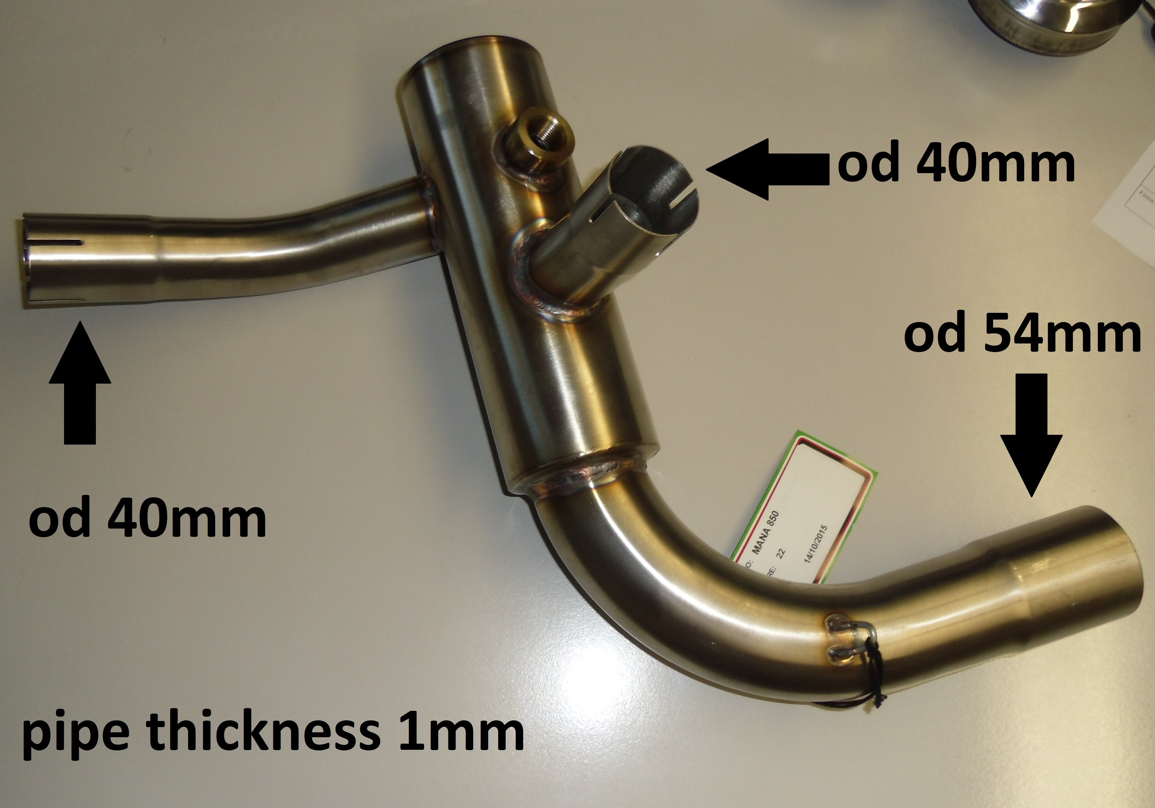 GPR Trioval Exhaust – Aprilia Mana 850 - Gt 2007/2016 2007/2016 – image 6