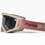 Ariete Puravida-Vida MX Goggles Sand/Rose, Mirrored Lens