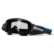 Ariete Wabi Retro Goggles Black/Blue, Clear Lens