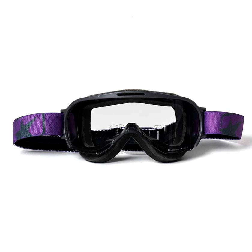 Ariete Wabi Retro Goggles Black/Violet, Clear Lens