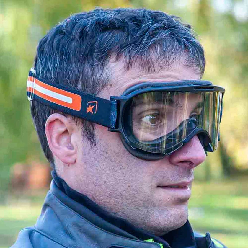 Ariete Wabi Retro Goggles Black, Clear Lens