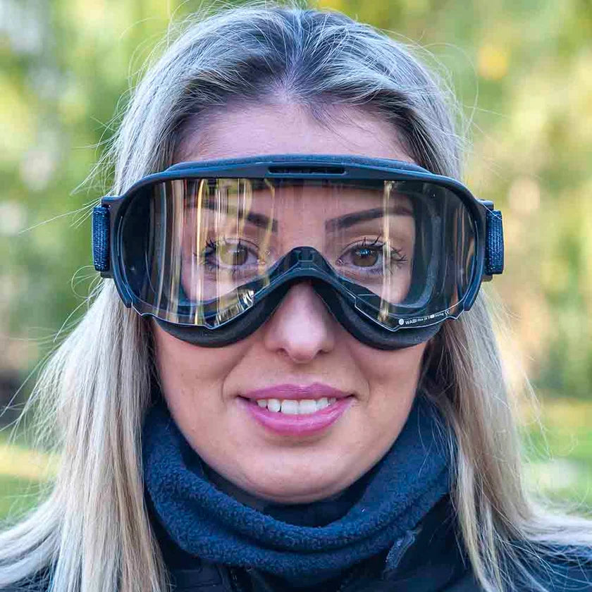 Ariete Wabi Retro Goggles Black, Clear Lens