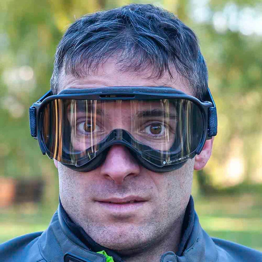 Ariete Wabi Retro Goggles Black, Clear Lens