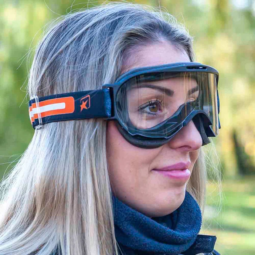 Ariete Wabi Retro Goggles Black, Clear Lens